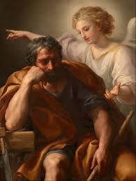 Angel appears to St. Joseph