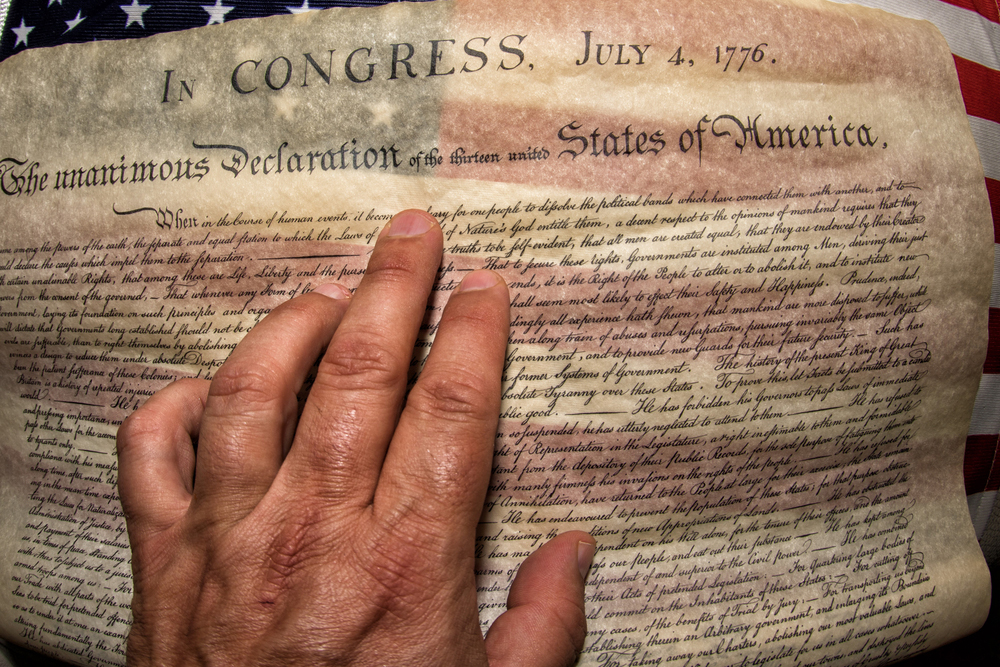 Hate solved in Declaration of Independence