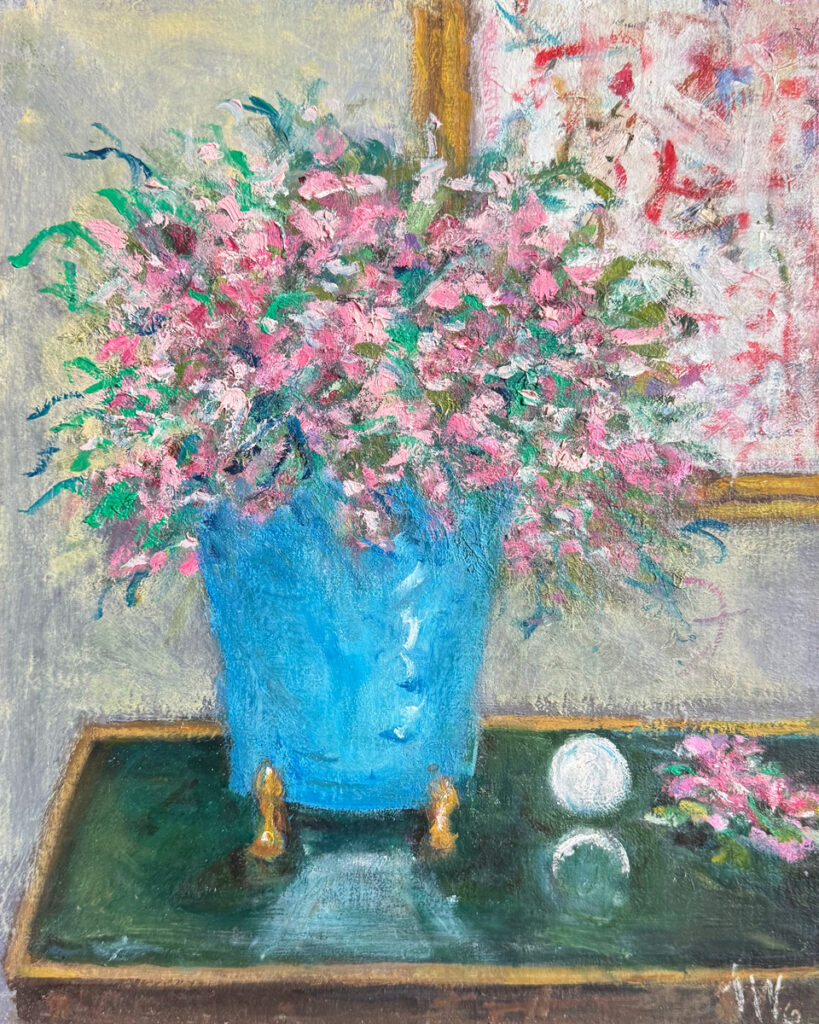 Painting created at 93