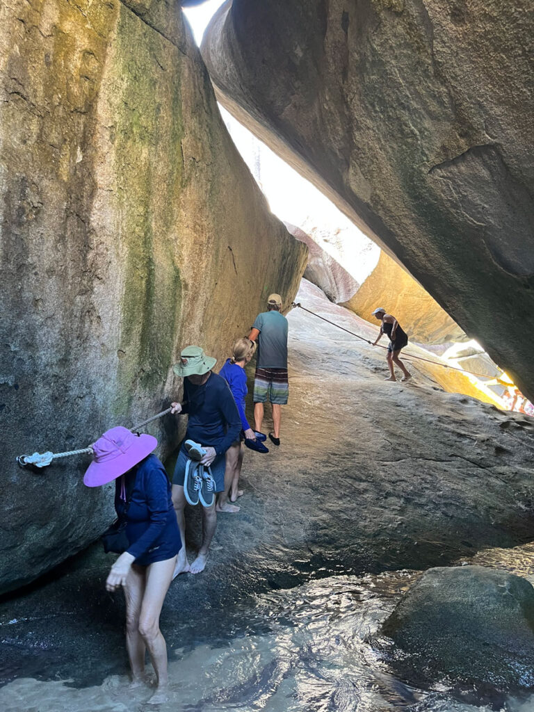 Hiking the Baths BVI