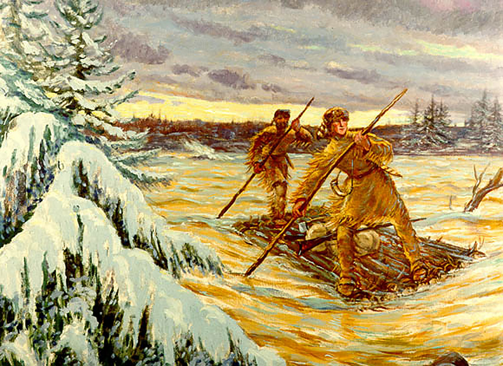 Young Washington crosses Allegheny